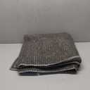 for Bathroom Living Room,Not-Slip Super Absorbent Water Chenille Bath Mat,Machine Washable Soft Densely Shower Mats Dark Grey (35x70inch)