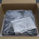 Solar Post Lights Outdoor, Water Ripple Glass Aluminum Column Light, IP65 Waterproof Black Finish Pillar Lamp with Dusk to Dawn LED Outside Post Cap Lamp for Garden, Backyard, Courtyard, Patio