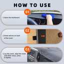 Dashboard Cover Dash Mat Fit for to-yota Sienna 2010-2004 (Without HUD Models),Car Dash Board Mat Anti-Glare Carpet,Non-Slip Pad Sunshield Protector (Grey)