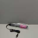 REVLON Silicone Bristle Heated Hair Styling Brush | Fast, Long Lasting Volume for Easy Styling | 1" Barrel for Full Body and Smooth Styles (Black/Pink)