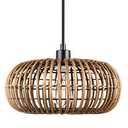 Di Globe 2 in 1 Rattan Pendant