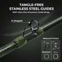 KastKing Spartacus II Twin-Tip Fishing Rod and Reel Combo, Spinning & Casting Combo, Fishing Poles and Reels Combo, KastFlex IM6 Graphite Blanks, 2-Piece Rods with Extra Tip