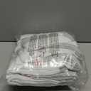 Hanes Men's Double Tough Socks, Crew and Ankle Moisturing Wicking Socks, Black & White, Multi-Packs (6-12, White - 14 Pair)