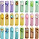 24 Pcs Cute Retractable Eraser for Pencils | Kawaii School Supplies Erasers| Back to Schools Essentials|Cute Erasers Supplies| Perfect Back to School Gifts