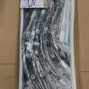 HHR 2 Tier Wagon Wheel Chandelier 36-Light 48 Inch, Extra Large Black Round Rustic Candle Farmhouse Pendant Light Fixture for High Ceilings, Dining Room Living Room Kitchen Island Foyer Entryway