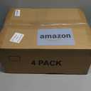 CTSNSLH 4 Tier Plastic Storage Bins and Boxes Organizer - Stackable with Lids for Bedroom, Living Room, Office - Foldable Containers (White)