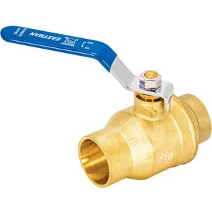 Eastman Heavy Duty Full Port Brass Ball Valve, 1-1/4 in Sweat x 1-1/4 in Sweat Connection, 20067LF