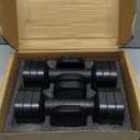 Zempox Adjustable Dumbbell Set of 2, 4 in 1 Free Weights Dumbbells Set for Women, Hand Weights for Women at Home, Each 2lb 3lb 4lb 5lb with TPU Soft Rubber Handle for Home Gym Exercise Training (Black)