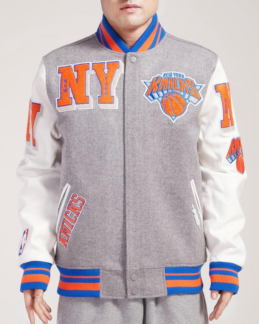 Pro Standard Mens NBA Mash Up Varsity Jacket