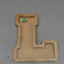 ELX Wooden Piggy Bank for Kids Boys, Personalized Letter Money Bank, Safe & Durable Savings Box for Toddlers Girls, Gifts for Birthday Holiday Christmas (9")