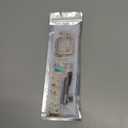 Resin Watch Bands with Case Compatible with Apple Watch Band 40mm 41mm 44mm 45mm Women Watch Strap with Glitter Bling Protective Cover Wristband for iWatch Series 8 7 SE SE2 6 5 4, Nougat White 40mm