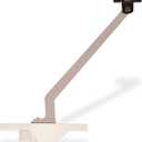 Window Hardware Co Rear-Mounted Pivot Shoe 9 1/2" Model 40050A - White, Left Hand - Corrosion Resistant Acetal Pivot Shoe - Made in The USA by AmesburyTruth