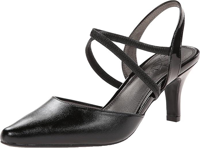 LifeStride Women's Kalea Dress Pump, Black,  7.5