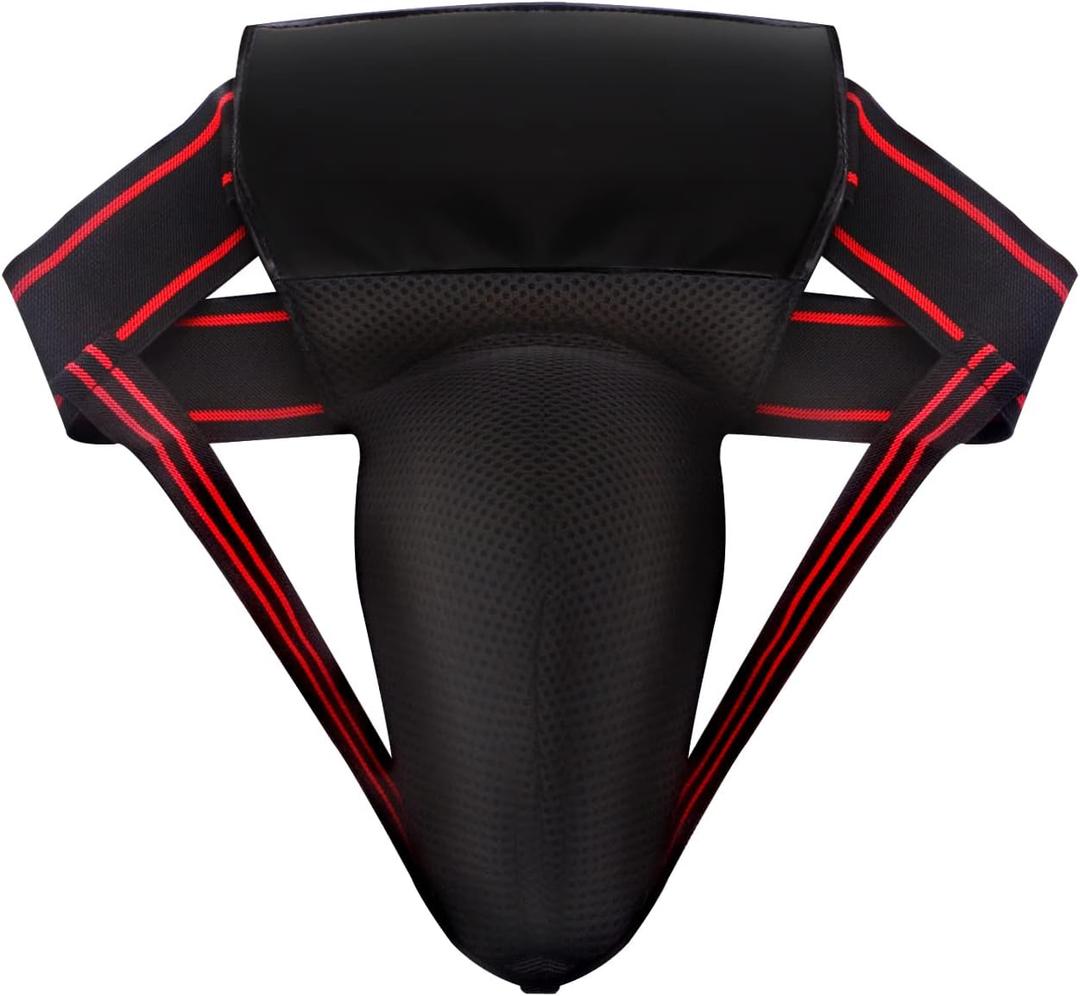 Mens Groin Protector, Protective Cup, Boxing Abdominal Groin Guard, MMA Protective Cup, Kickboxing Cup, Muay Thai Cup Protector30 in - 42 in