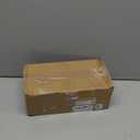 Ceramic White Christmas Village Houses, 3Pcs Light Up Small Porcelain Village House with 6Pcs Christmas Trees, LED Lighted Tabletop House Figurines for Home Decor, Winter Holiday DIY, Gift