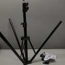 NEEWER Light Stand All Metal with 180 Reversible Legs, 70"/178cm Portable Travel Tripod Stand 1/4" Screw & 5/8" Stud for Indoor Outdoor Photography Speedlite Strobe Ring Light Softbox, ST178R, Black