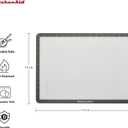 KitchenAid Silicone Large Baking Mat, 12x17-Inch, Gray