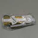 BEISHIDA Black Gold White Hanging Honeycomb Round Paper Fan Decoration Set for Christmas Halloween New Years Baby Shower Birthday Wedding Bachelorette Photo Backdrop Anniversary Party Supplies, 11pack