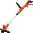 BLACK+DECKER Weed Wacker with Auto Feed, 14-Inch 2 in 1 String Trimmer Lawn Edger, Powerful 6.5-Amp Lightweight Electric Weed Eater (BESTA510)