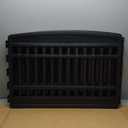 IRIS USA 24" 4-Panel Puppy Playpen, 35 x 35 x 24, Dog Playpen, Dog Play Pen Indoors, Pet Fence, Small Pets, Black