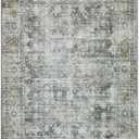 Area Rugs for Living Room 0.24inch Low Pile Faux Wool Bedroom Rug TPR Anti-Slip Backing Carpet Vintage Soft Rugs for Dining Room décor Machine Washable (Multi, 9 * 12)