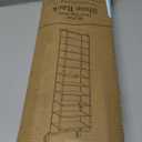 Whitmor 36 Pair Over The Door Shoe Organizer, 12 Tier Hanging Shoe Organizer, Heavy Duty Metal & Mesh Shoe Holder, Hanging Shoe Rack for Closet Organizer & Storage, 69"L x 21.7"W x 7.5"H, White