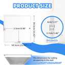 24" x 24" Metal Access Panel, 1MM Thickened Access Panel for Drywall, Aluminum Access Panel for Walls and Ceilings, Rust-Resistant and Easy-to-Install Drywall Access Panel