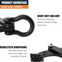 Pallet Puller Clamp 8800lbs 4 Ton Tree Puller Tool, Stump Puller, Pallet Grabber Black, Compatible with Chain/Strap with Hooks for Lifting/Pulling