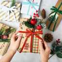 Chuangdi 10 Roll 50 Yards Christmas Velvet Ribbon Bulk 3/8 Inch Wooden Spool Thin Luxury Vintage Crushed Velvet Ribbon for Christmas Ornaments Gift Wrapping Crafts Bows Xmas Decor(Morandi Colors)