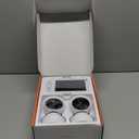 ARENTI Baby Monitor with 2 Cameras, 2K/3MP WiFi 6 Camera and Audio, 5-inch Wireless Screen, Smartphone App, Super Night Vision, Crying Detection, Auto Tracking, Temp&Humidity Sensor (D3 Set)