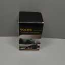 Small Portable Space Heater for Indoor Use - VOCRS 1500W PTC Electric Heater with Thermostat, Remote Control, 12H Timer, Eco and Fan Mode, Rapid and Safe Heating for Bedroom, Office