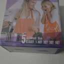 Wildone Mixing Bowls with Airtight Lids Set, 5PCS Stainless Steel Nesting Bowls for Kitchen, with Grater Attachments & Non-Slip Bottoms, Size 5, 3, 2, 1.5, 0.63 QT, Great for Mixing & Serving (Black)