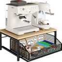 Coffee Pod Drawer, Counter Coffee Bar Organizer for Home Kitchen,Black