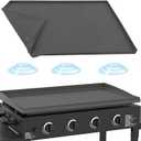 Silicone Griddle Mat for Blackstone 36 Inch Griddle, Heavy Duty Food Grade Silicone Griddle Cover, Griddle Accessories for Blackstone Grill, All Season Protective Cover (Gray)
