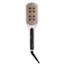 Remington Shine Therapy Hair Straightener Thermal Brush - Ceramic Infusion Technology, Argan Oil & Keratin Infused, One Pass Hair Straightener Brush with 7 Precision Heat Settings, Cool Tip Bristles (1 Count (Pack of 1))
