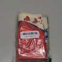 Artoid Mode Blue and White Porcelain Heart 210 GSM Valentine's Table Runner, Red Bow Kitchen Dining Table Decoration for Home Party Decor 13x48 Inch