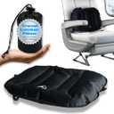 Lumbar Pillow - Inflatable Lumbar Pillow for Airplane Travel - Ideal Back Cushion or Lumbar Support Pillow to Keep You Comfortable While Sitting
