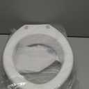 Carex Toilet Seat Riser, Elongated Raised Toilet Seat Adds 3.5 inches to Toilet Height, for Assistance Bending or Sitting, 300 Pound Weight Capacity Toilet Riser