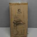 CCCEI Modular Power Tool Organizer Wall Mount Charging Station, Green 6 Drills Holder with 8 Plug Power Strip 6FT, Garage Drill Battery Heavy Duty Metal Shelf, Utility Rack with Hooks, Side Storage.