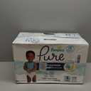 Pampers Pure Baby Diapers, Size 4 (22-37 lbs), 108, Up to 100% Leakproof, Premium Hypoallergenic Soft Diapers