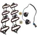 Intake Manifold Gasket & Knock Sensor Harness Kit Fits for Chevy GMC 5.3L (12601822, 213-3521, 89060413) - Fits for 1999-2007 Silverado Tahoe Suburban Escalade