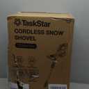 Electric Snow Shovel, 20V Snow Blower Cordless with 2 x 5.0 Ah Batteries and Charger, Battery Powered Throwing Snow Up to 23 Ft, 6 x 12 Inch Cleaning Path Great for Driveway, Steps, Patio, Sidewalk