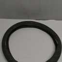 Suede 14 inch D Shape Steering Wheel Cover,Compatible with Tesla Model S Model Y Model X Suede Leather Sport Non-Slip Flat Bottom Wheel Cover Car Interior Accessories 14-14 1/4 inch