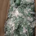 YITAHOME Prelit Flocked Pencil Christmas Tree 6 FT with Remote