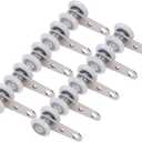 8 Trolley Assembly Rollers,Sliding Door Beam Trolleys for Strut Channel,Sliding Pulley Track Roller for Window