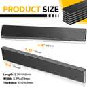 DIYMAG Strong Magnets, 24 Pack Neodymium Magnetic Strips Adhensive Backing | Industrial Rare Earth Flat Black Magnet Bar Heave Duty for Fridge, Whiteboard, Classroom, and Craft 2.36 x 0.39 x 0.12 Inch
