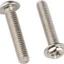 2 x 50Pcs Metric M4 x 22mm Knobs Screws for Chinese Konbs Pulls Handles, 22mm Length Washer Head Bolts Phillips Drive PWM Machine Screws for Metric M4 Hole Cabinet Door Drawer Handles (M4 x 22mm, 50 Pcs)