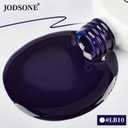 3 x JODSONE Dark Blue Swirl Nail Art Liner Gel Polish,10ml Classic Color 3D Nail Art Pens Effect Nail Print Design with Thin Brush for French Tips Manicure Painting DIY at Home - LB10