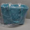 Bag, 18.9" x 9.4" x 13.8" Waterproof Beach Totes with Zipper Pocket, Durable Open Travel Handbag