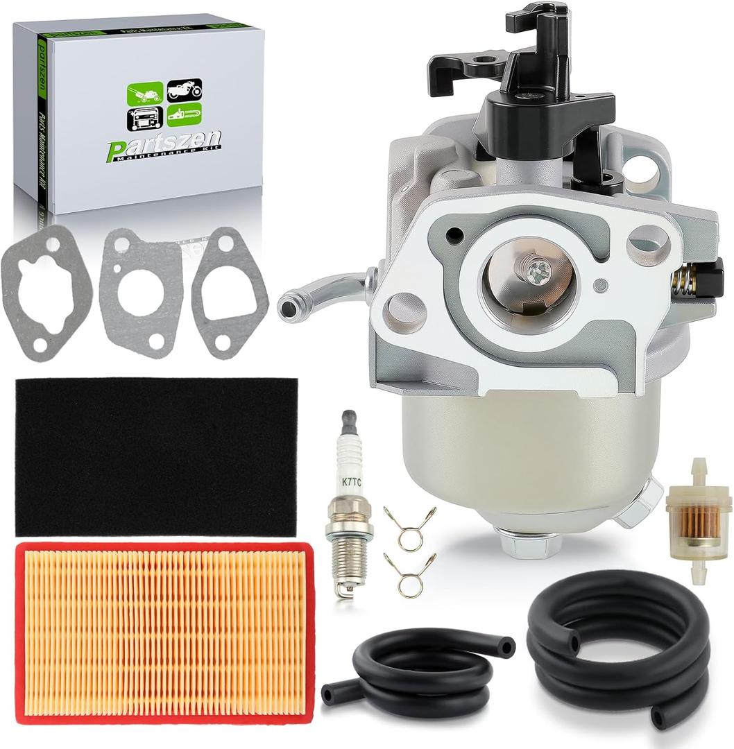 16100-ZG9-M12 GXV140N2TA Carburetor Kit for Honda 6865059 BE52BD GXV140 HR215 HRB215 HRM215 HRC215 Engines with Fuel Filter with Spark Plug with Air Filter